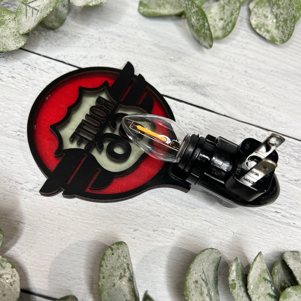 Route 66 Night Light Plug In Wall Vintage Retro Road Trip Decor Handcafted - Picture 6 of 8
